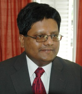 Finance Minister Dr. Ashni Singh