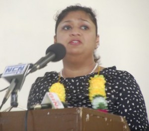 Education Minister, Priya Manickchand. [iNews' Photo]