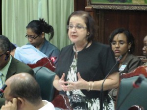 PPP Parliamentarian, Gail Teixeira 
