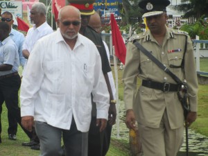 President Donald Ramotar and Top Cop [ag) Seelall Persaud