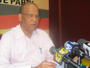 General Secretary of the PPP, Clement Rohee. [iNews' Photo]
