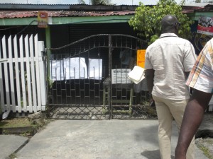 The closed polling station at Turning Point, Tucville. [iNews' Photo]