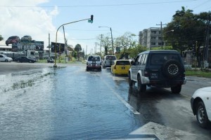 Water continues to recede on Homestretch Avenue 