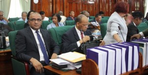 Opposition Leader, Bharrat Jagdeo and other PPP MPs