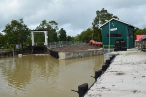 The drainage pump station that was commissioned at Gangaram, Berbice, Region Six 